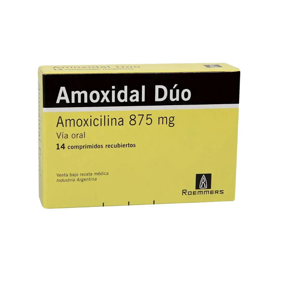 Amoxidal Duo Amoxicilina 875 Mg 14 Comprimidos