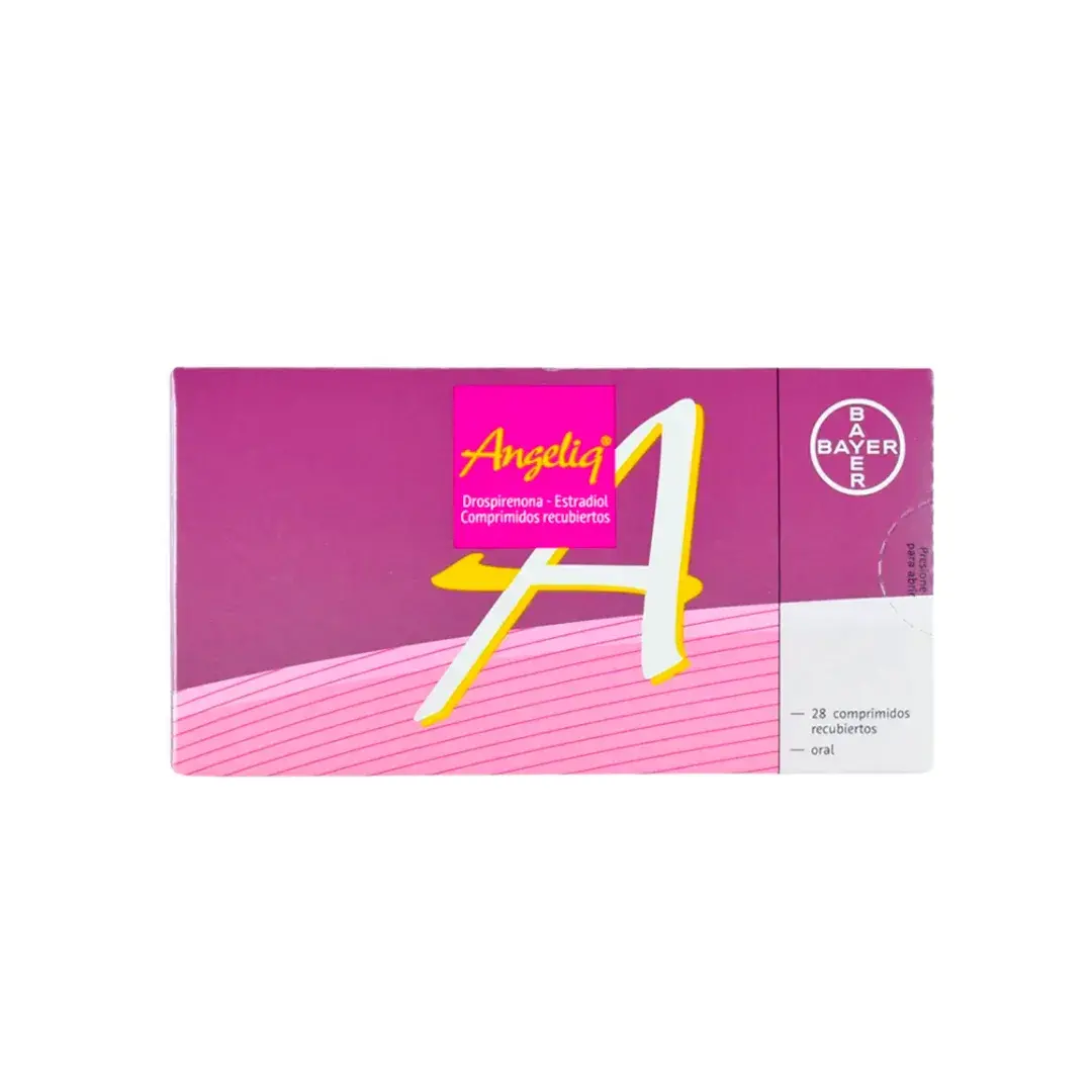 Angeliq Drospirenona + Estradiol 28 Tabletas