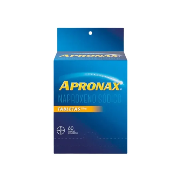 Apronax Naproxeno Sodico 550 Mg X 60 Tabletas