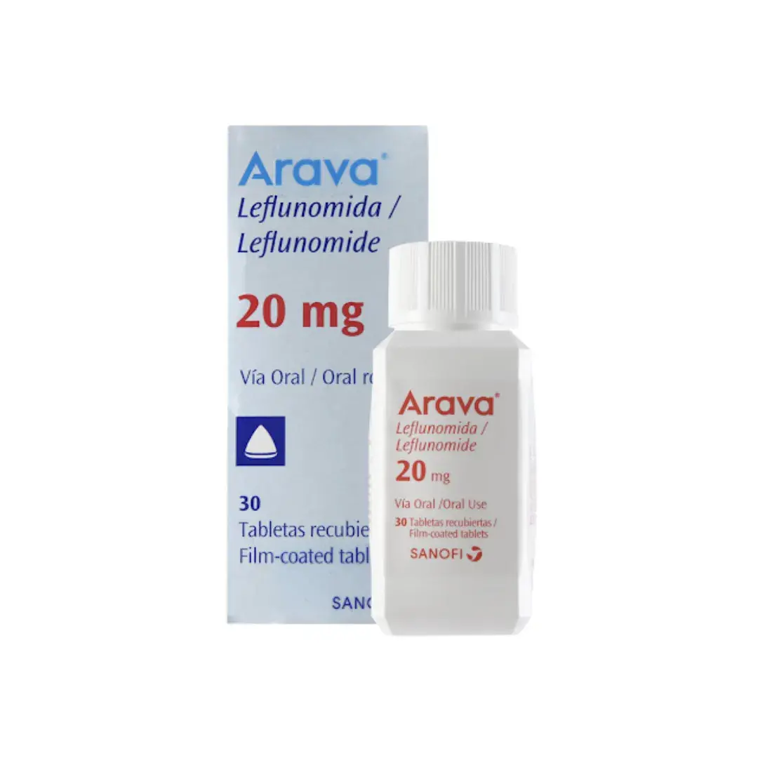 Arava Leflunomida 20 Mg X 30 Tabletas