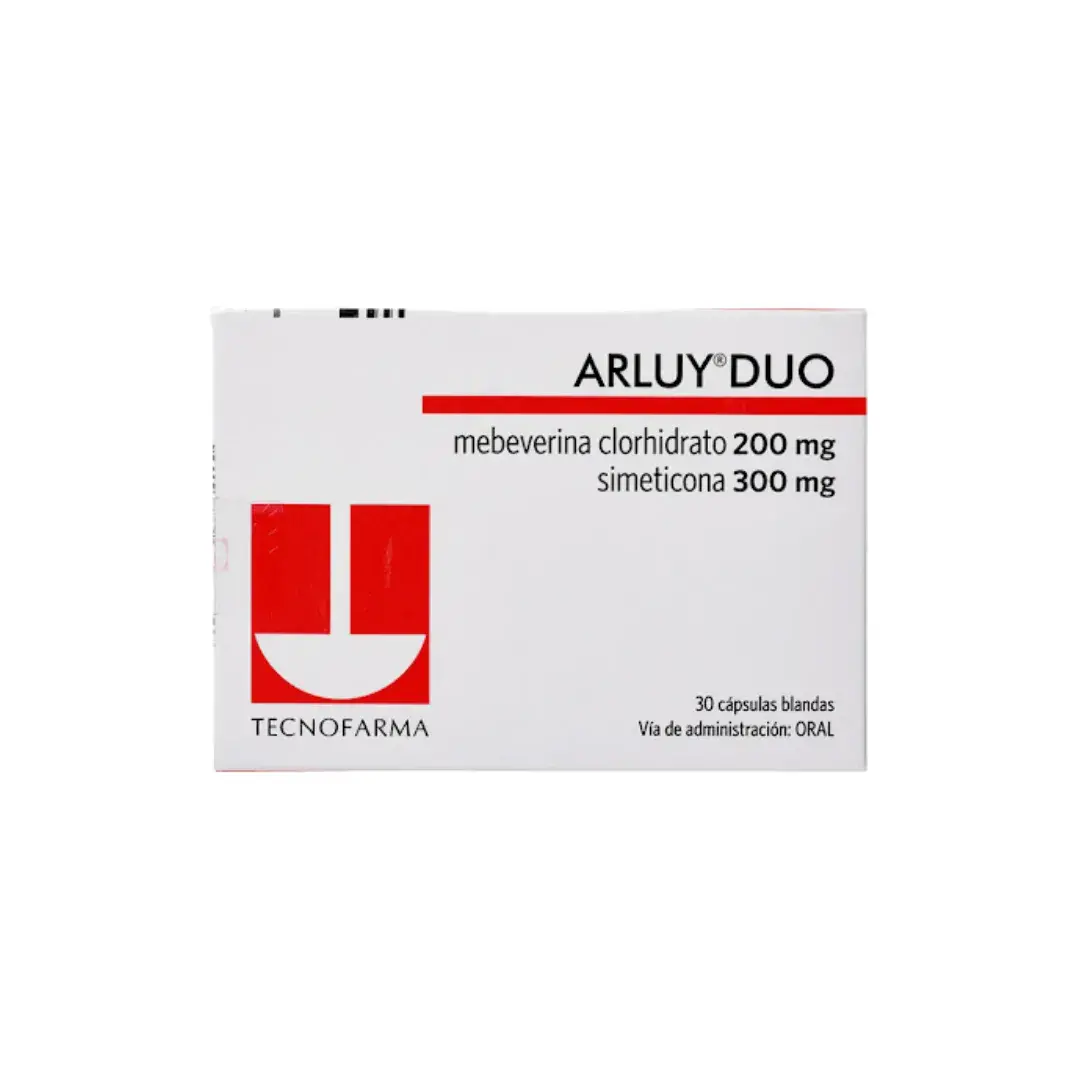 Arluy Duo Mebeverina + Simeticona 30 Capsulas Blandas