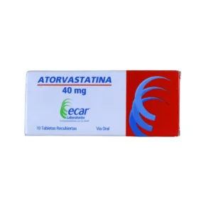Atorvastatina 40 Mg 10 Tabletas Ec