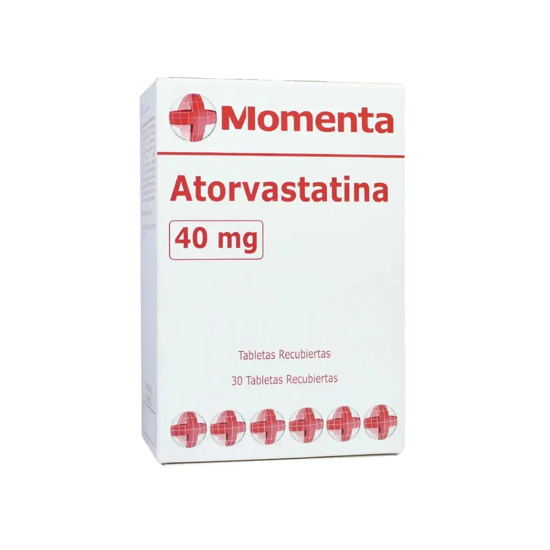 Atorvastatina 40 Mg 30 Tabletas Momenta