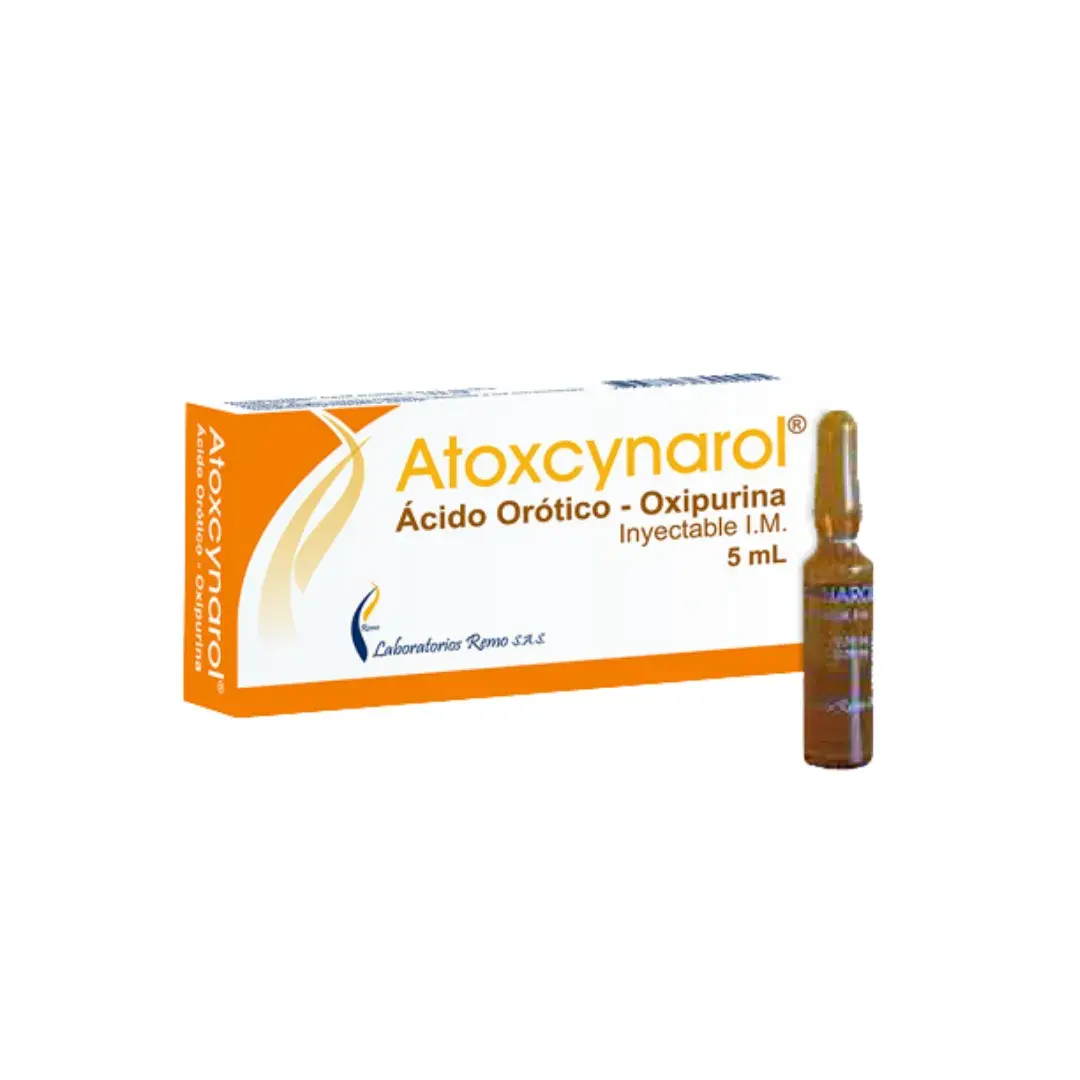 Atoxcynarol Oxipurina + Acido Orotico X 5 Ml Ampolla