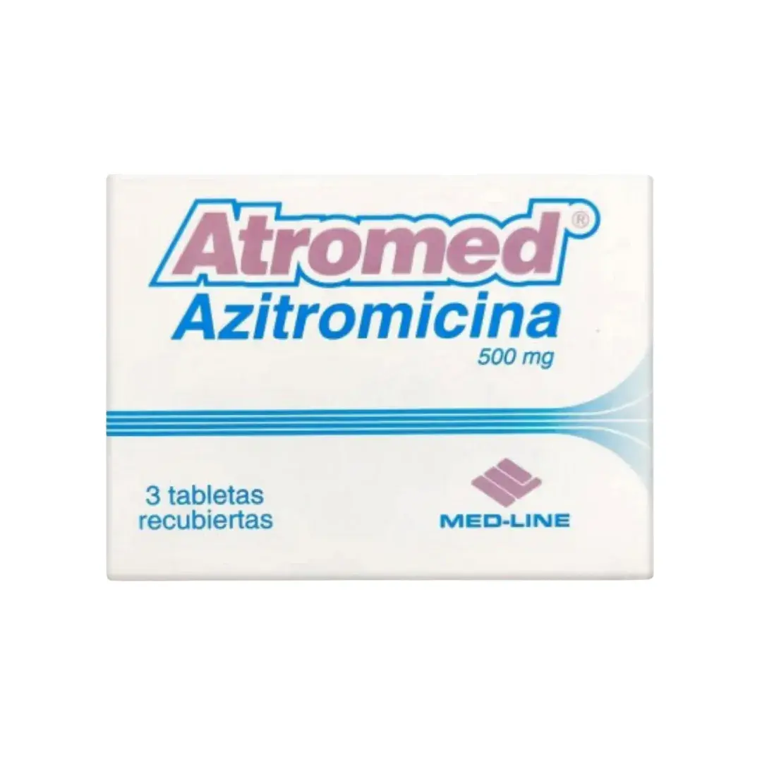 Atromed Azitromicina 500Mg X 3 Tabletas