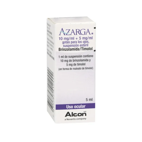 Azarga Brinzolamida + Timolol Solucion Oftalmica 5 Ml