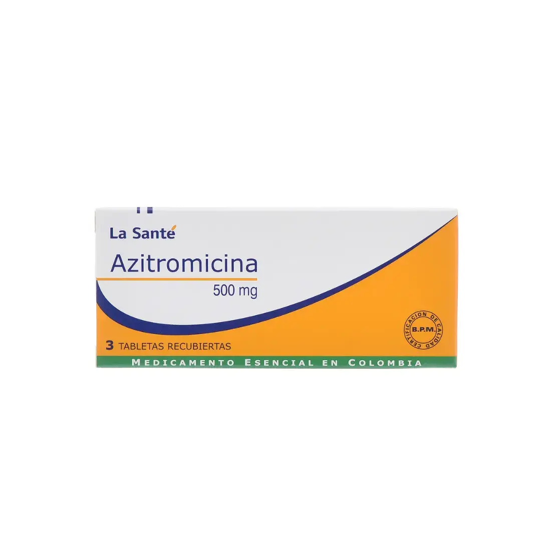 Azitromicina 500 Mg 3 Tabletas Ls