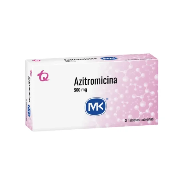 Azitromicina 500 Mg 3 Tabletas Mk