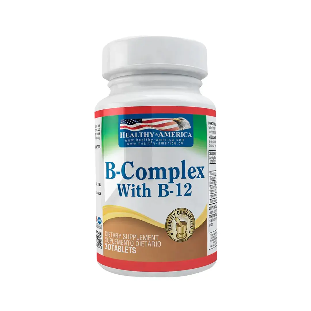 B-Complex con B-12 X 30 Tabletas