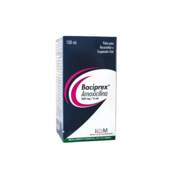 Baciprex Amoxicilina 250 Mg Suspension 100Ml Icom