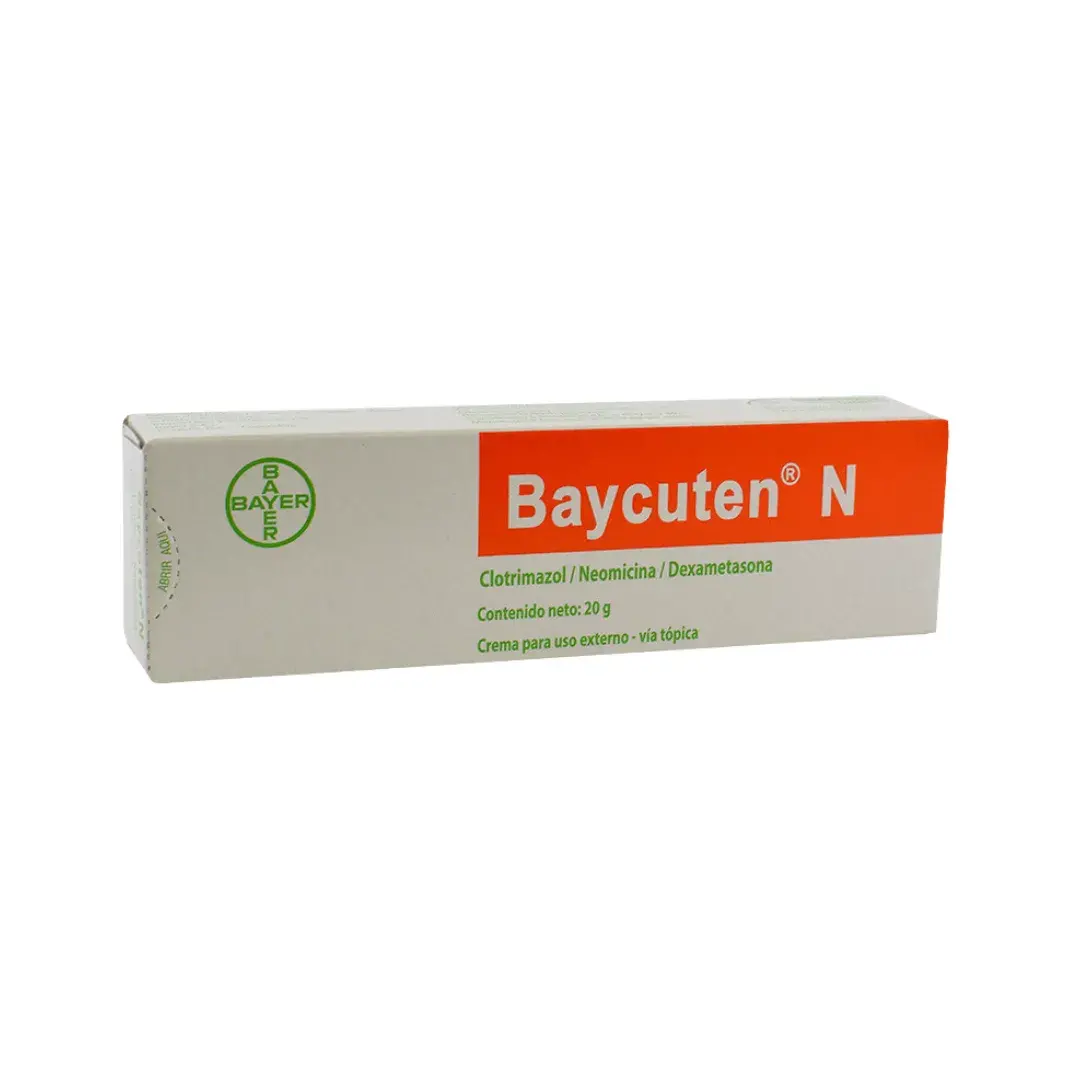 Baycuten N Clotrimazol + Neomicina + Dexametasona Crema X 20 Gr