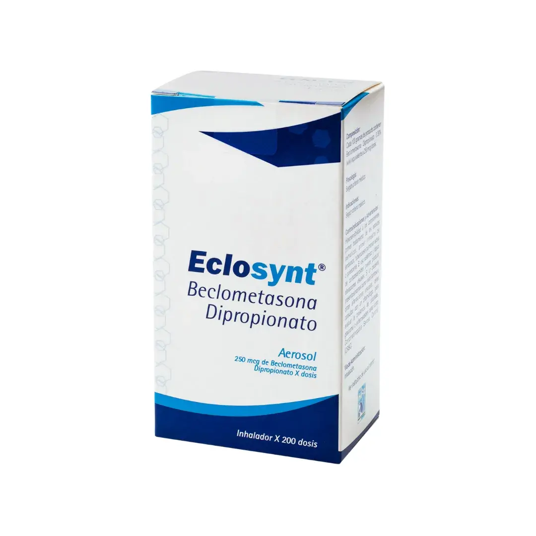 Beclomet. Eclosynt Beclometasona 250Mcg Inhalador X 200 Dosis