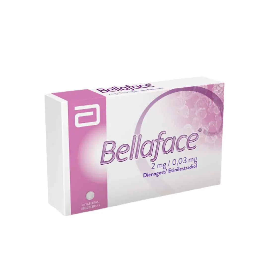 Bellaface Dienogest, Etinilestradiol X 21 Tabletas