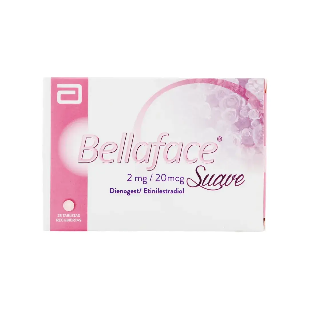 Bellaface Suave Dienogest + Etinilestradiol X 28 Tabletas