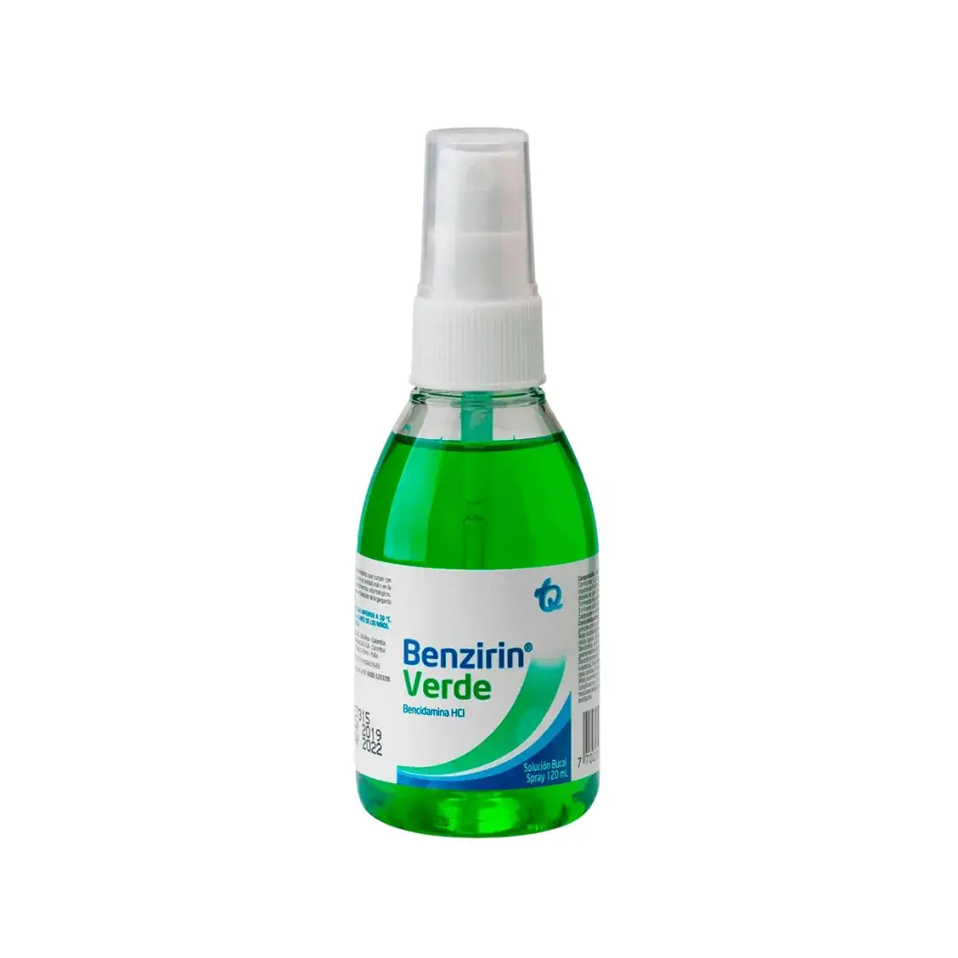 Benzirin Bencidamina Verde Spray 120 Ml