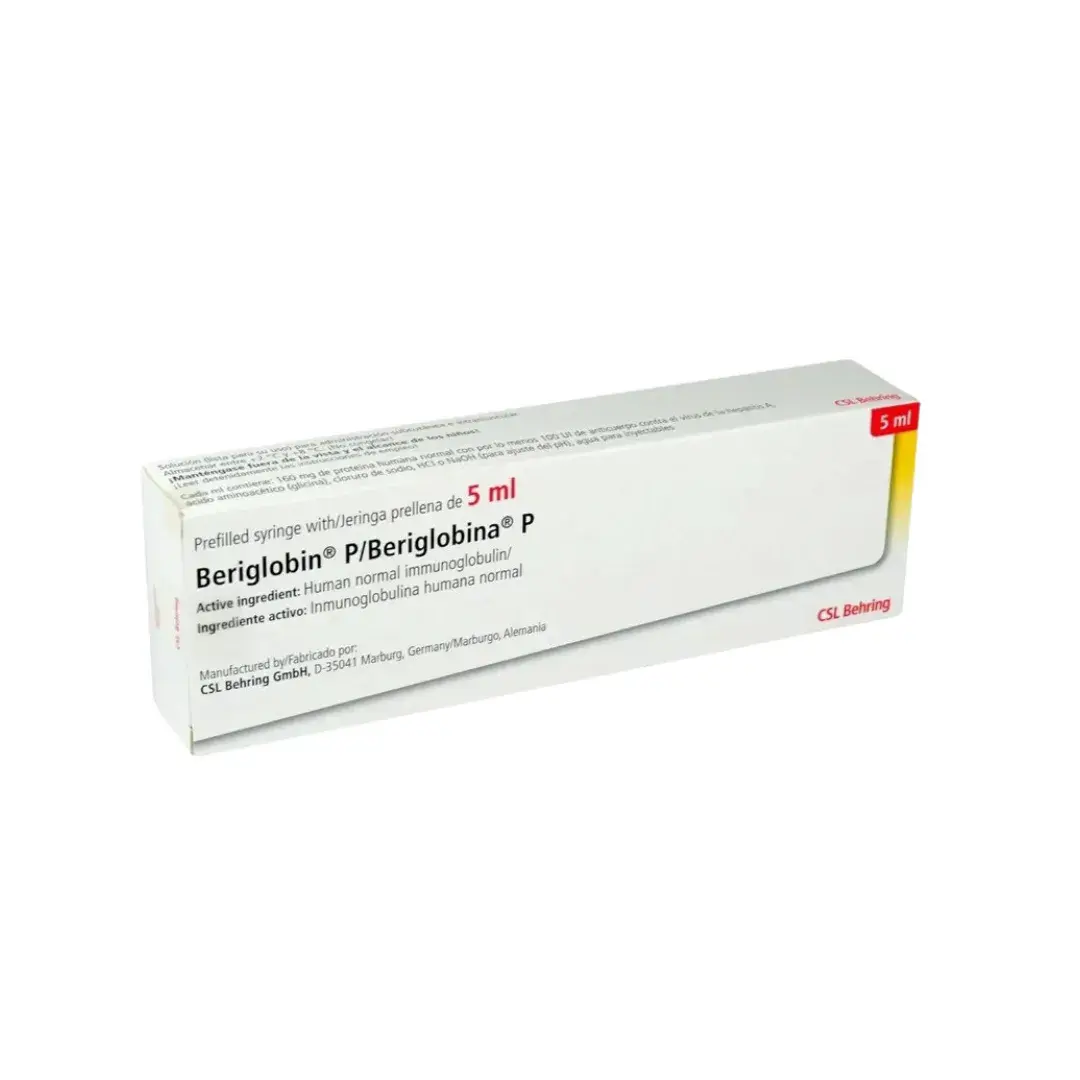 Beriglobina Jeringa Prellenada 5 Ml