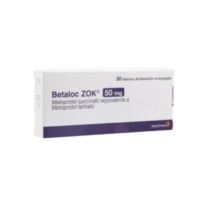 Betaloc Zok Metoprol 50 Mg X 30 Tabletas