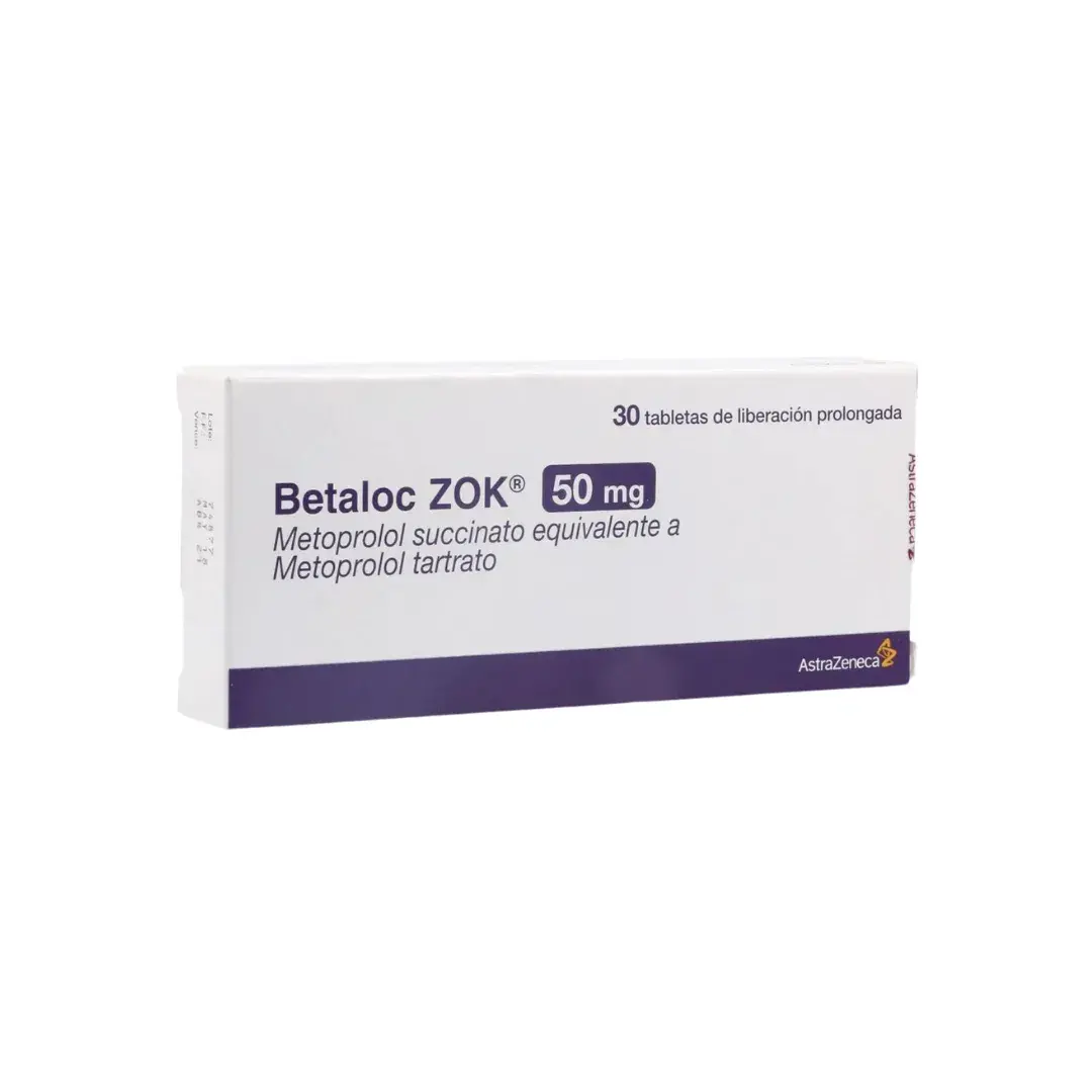 Betaloc Zok Metoprol 50 Mg X 30 Tabletas