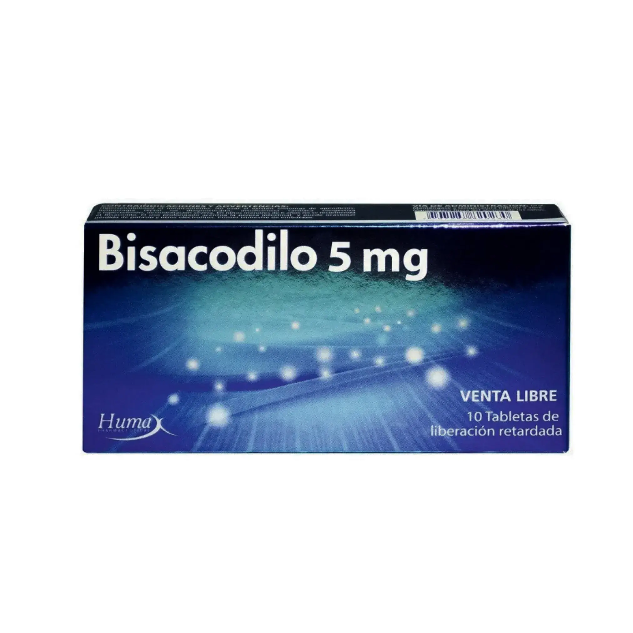 Bisacodilo 5 Mg X 10 Tabletas HP
