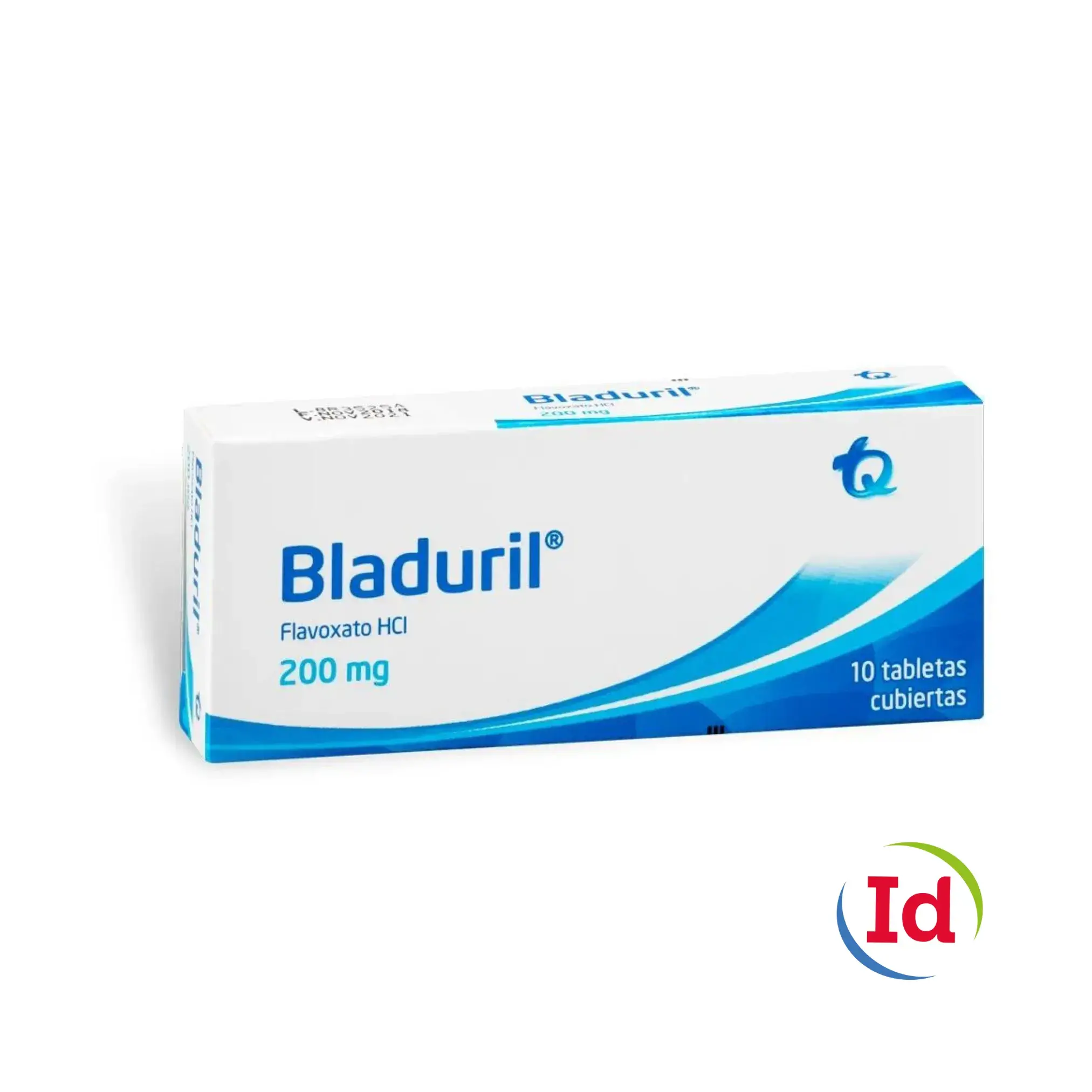 Bladuril Flavoxato 200 Mg 10 Tabletas