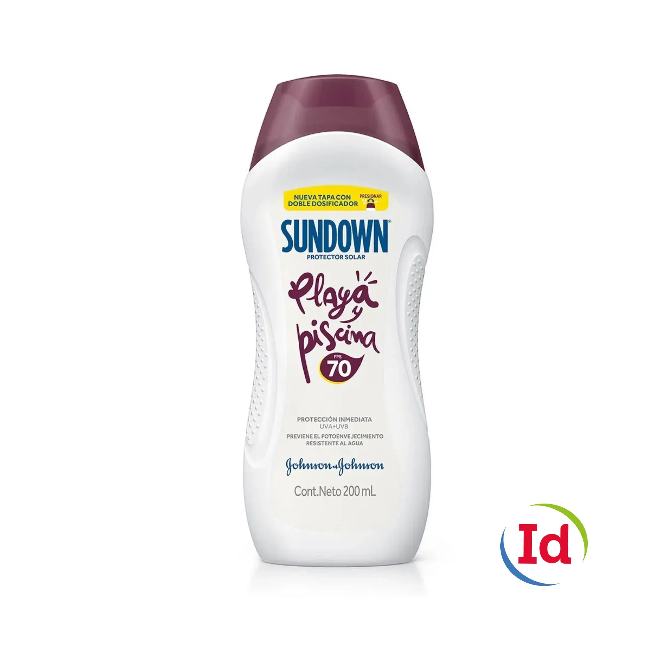 Bloqueador Solar SUnidadeso Fps 70 Playa Y Piscina 200 Ml