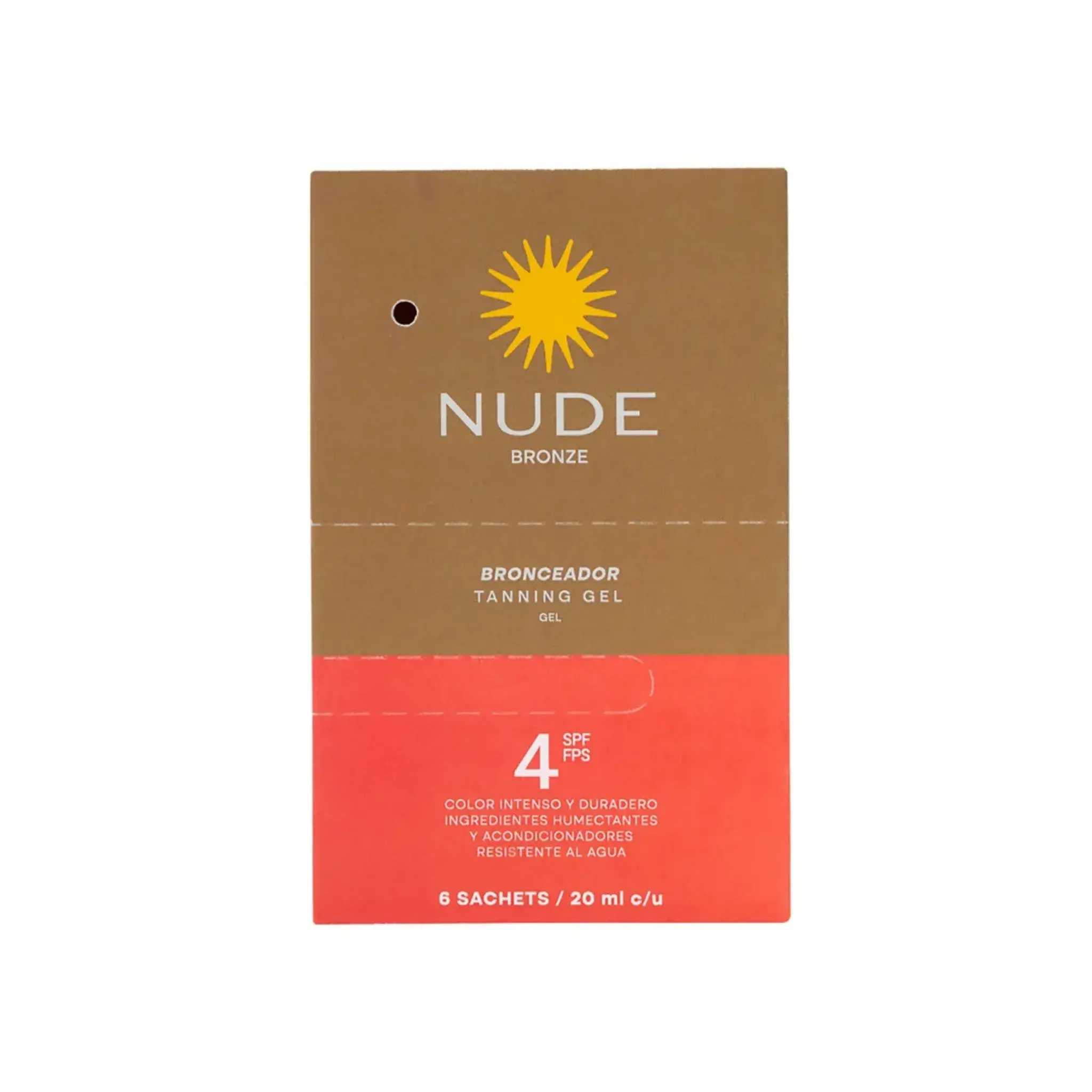 Bronceador Nude Bronze Tan.Gel 20Ml 6 Sobres