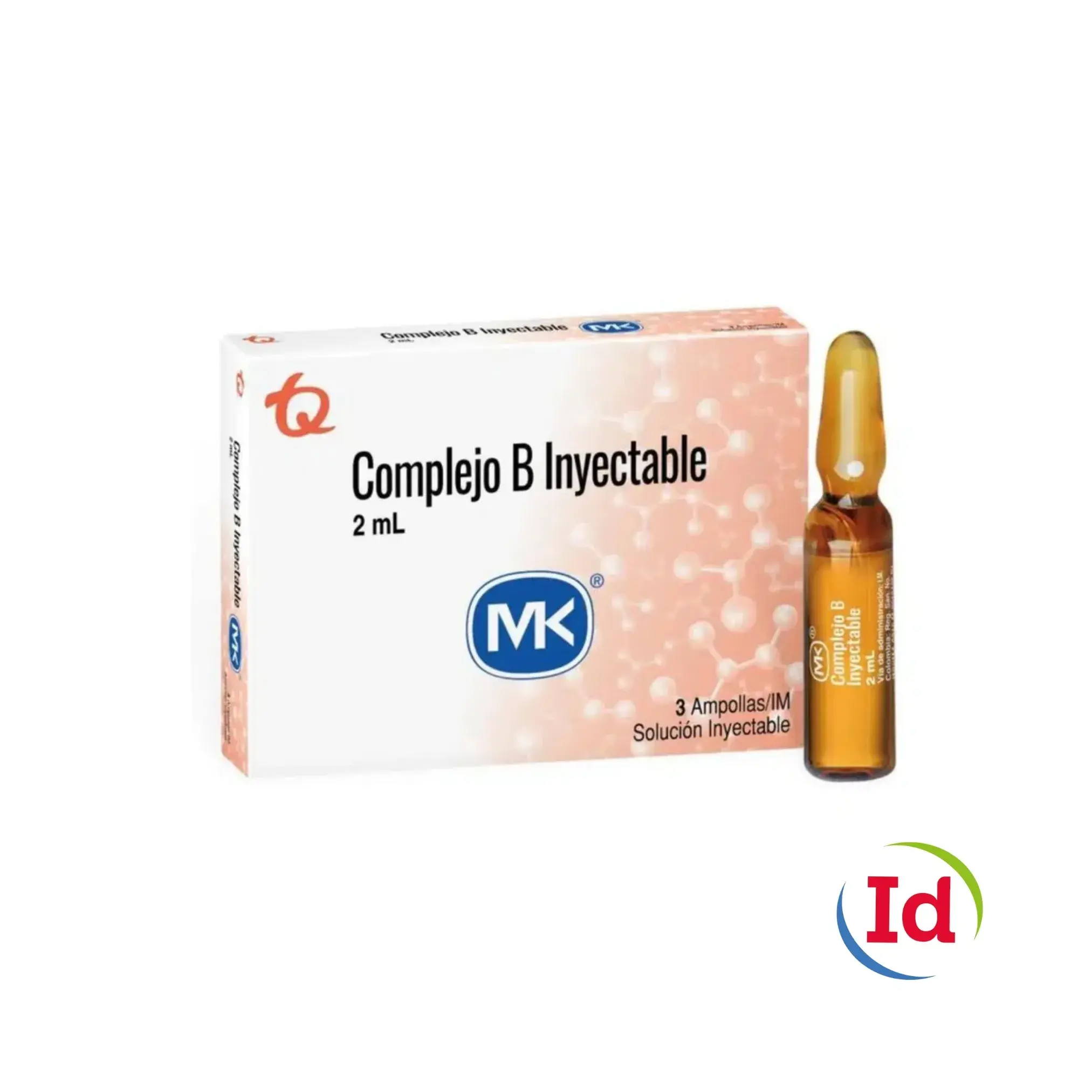 complejo b ampollas 2 ml 3 und mk