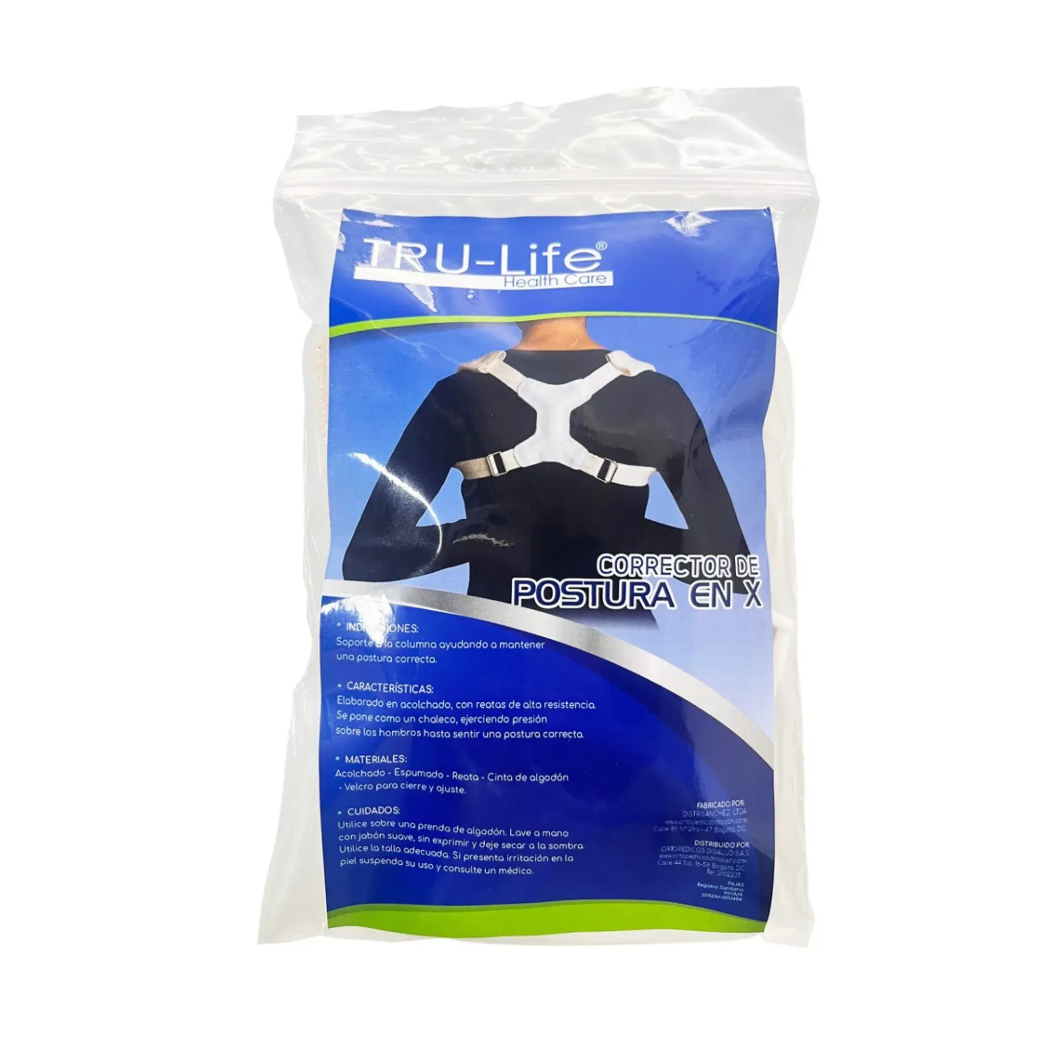 Corrector De Postura En X Talla L Dissan