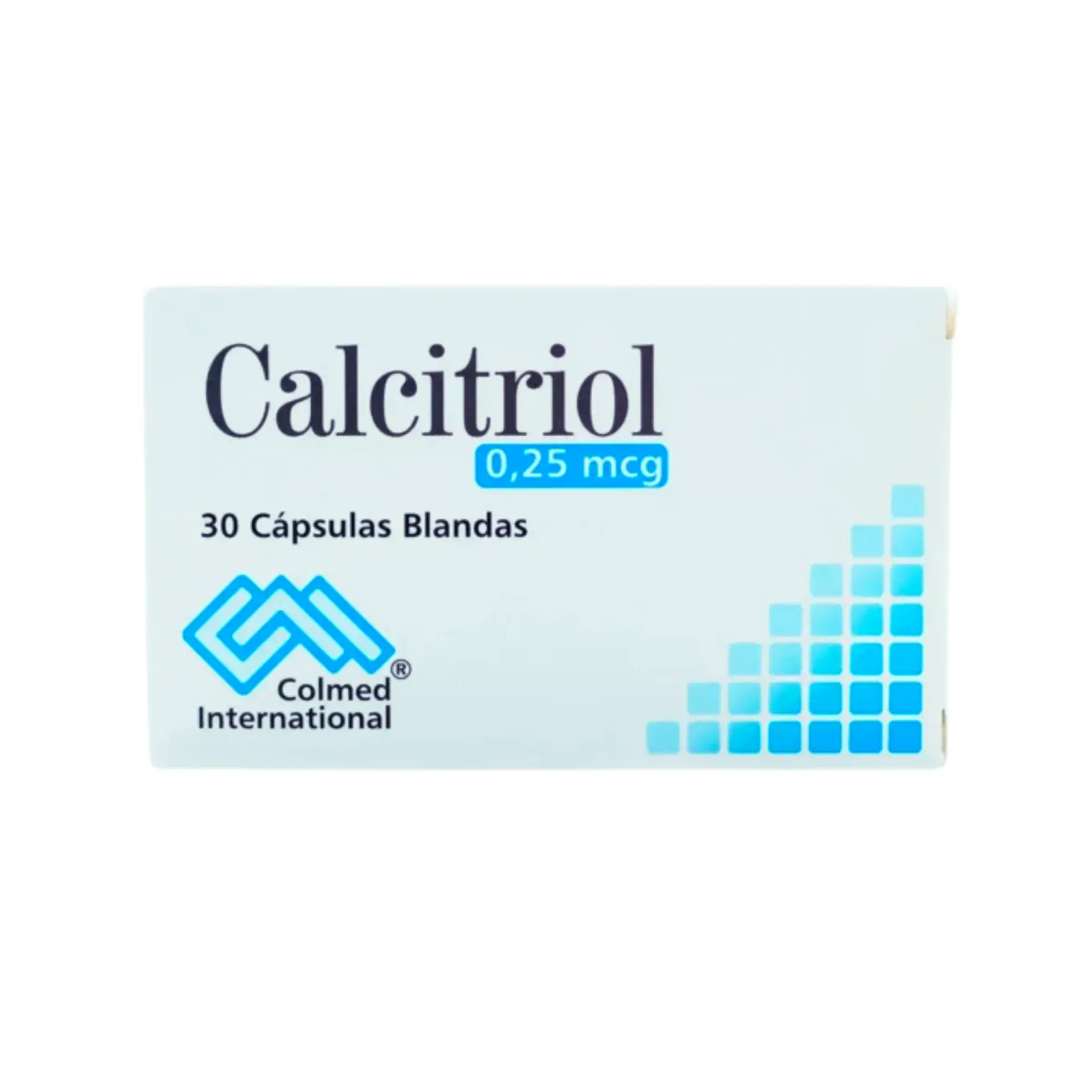 Calcitriol 0.25 Mcg 30 Capsulas Pc