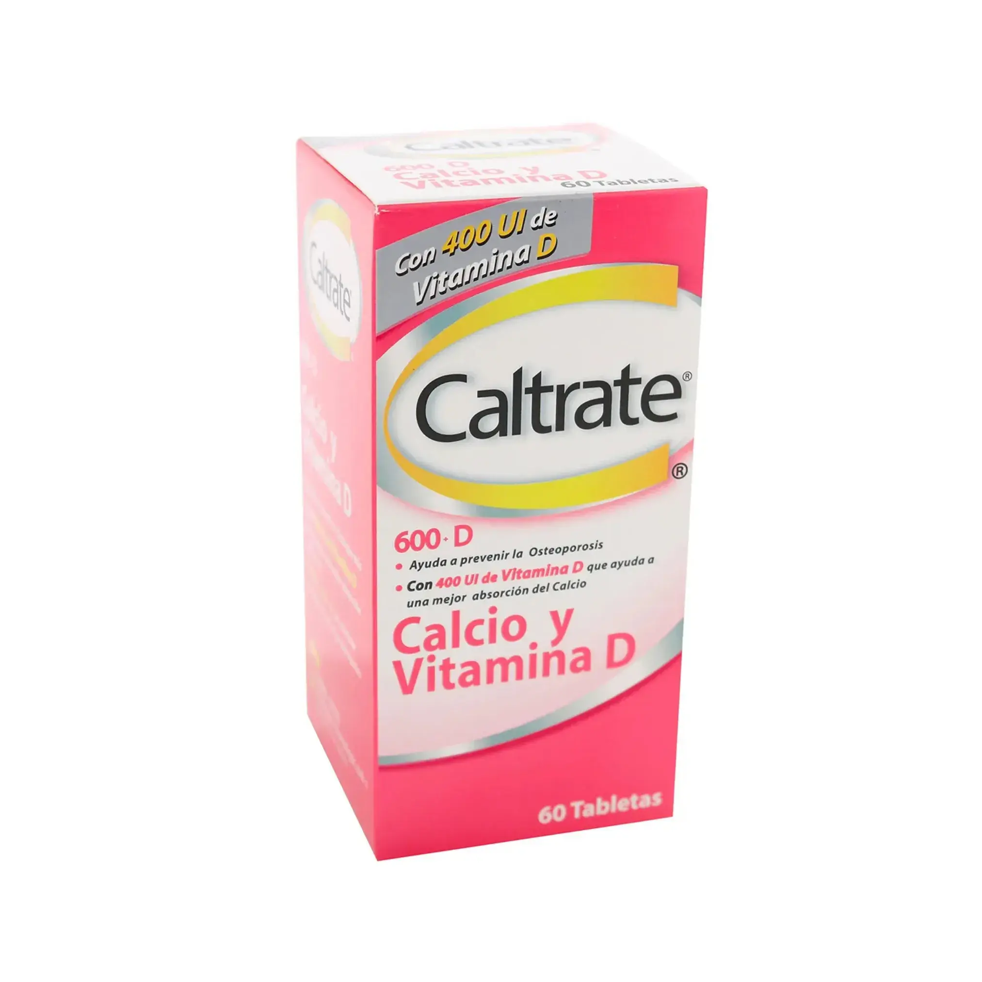 Caltrate D 600 Mg 400Ui 60 Tabletas