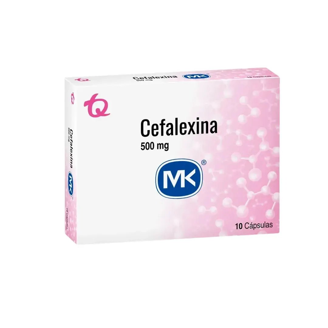 Cefalexina 500 Mg X 10 Capsulas Mk