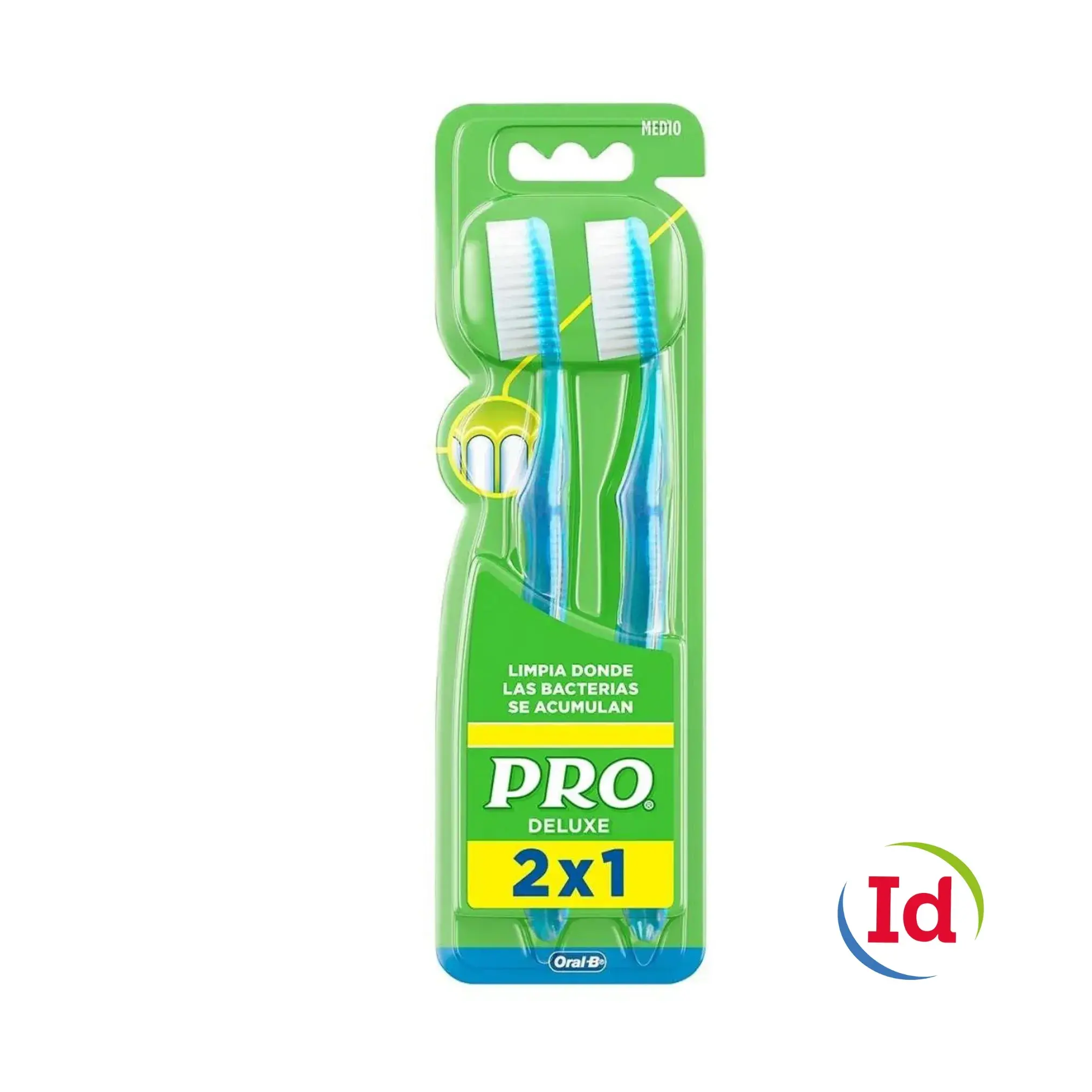 Cepillo Dental Oral-B Pro Deluxe 425 Medio 2X1