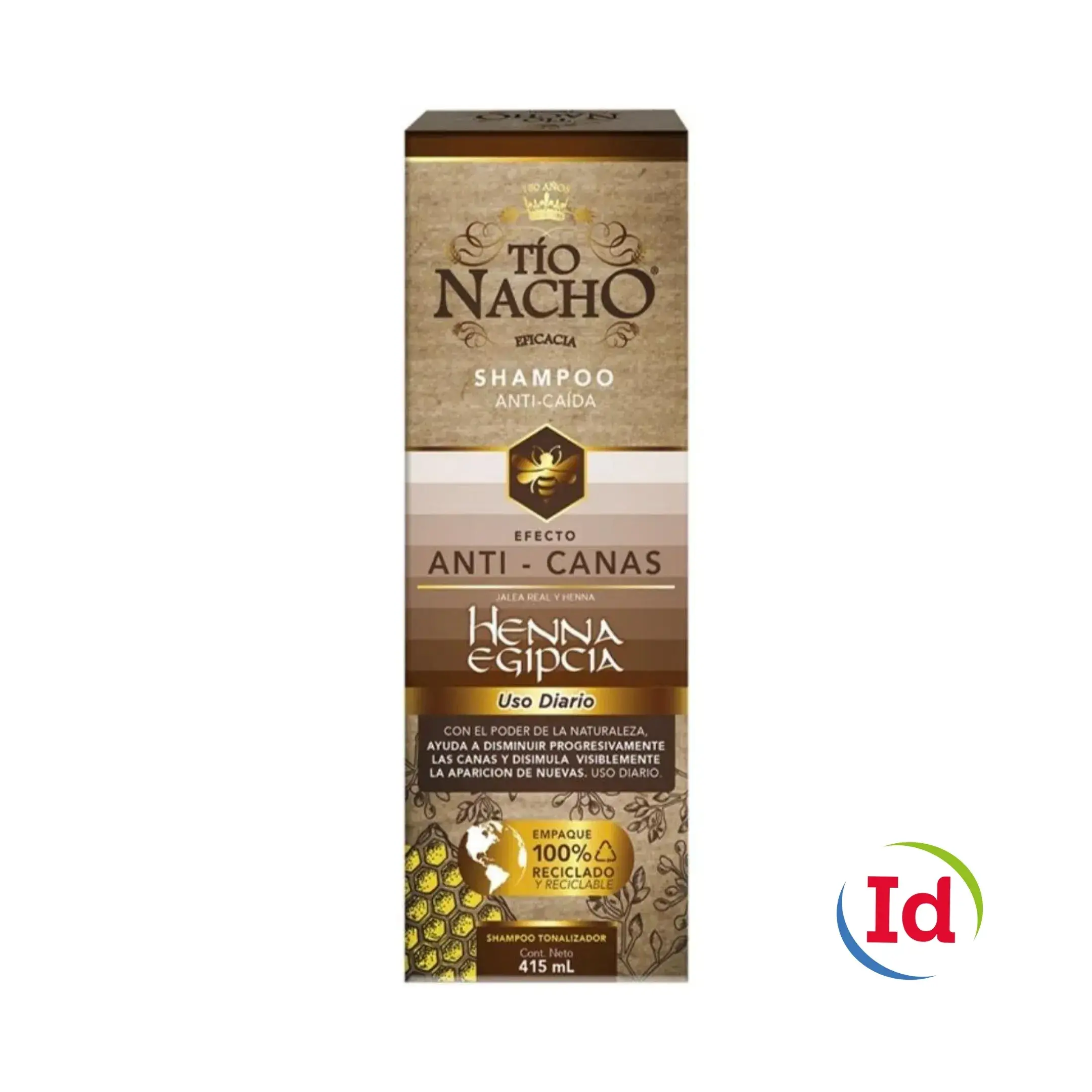 Champu Tio Nacho Anti Canas Tonaliz. 415 Ml