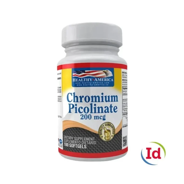 chromium picolinate 200mcg 100 softgels