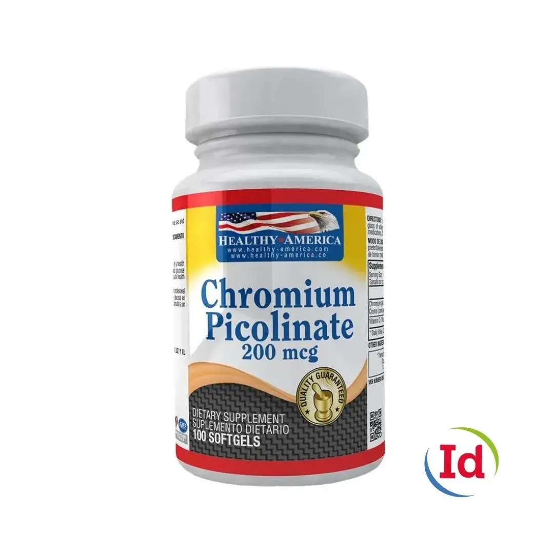 chromium picolinate 200mcg 100 softgels