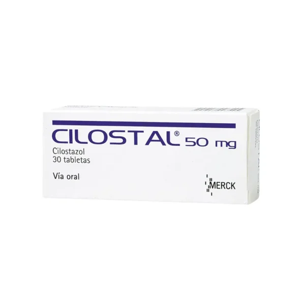 Cilostal Cilostazol 50 Mg 30 Tabletas