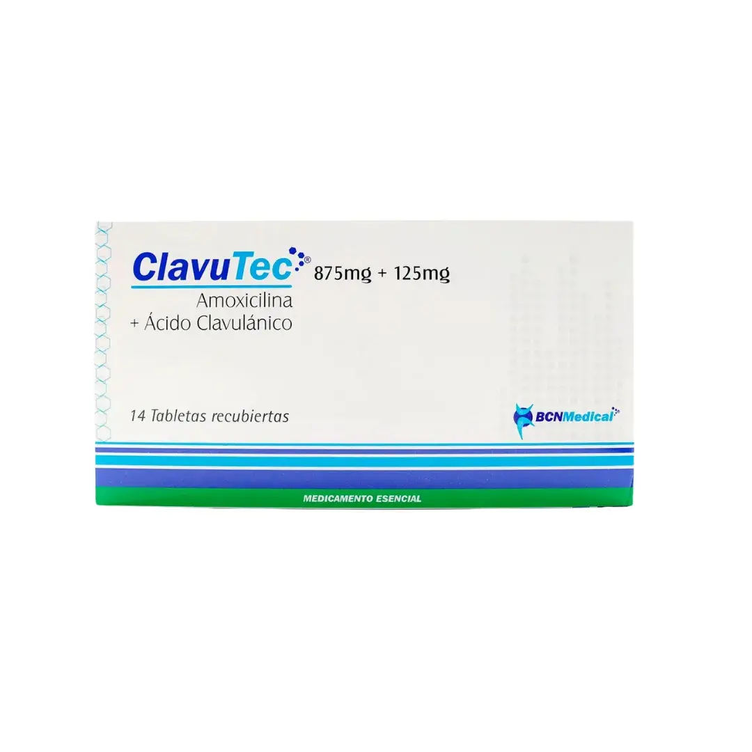 Clavutec Amoxicilina + Acido Clavulanico 875 Mg 14 Tableta
