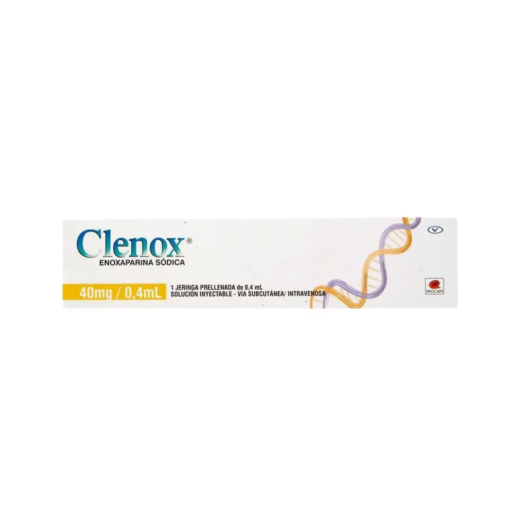Clenox Enoxaparina 40 Mg X 1 Jeringa Prellenada