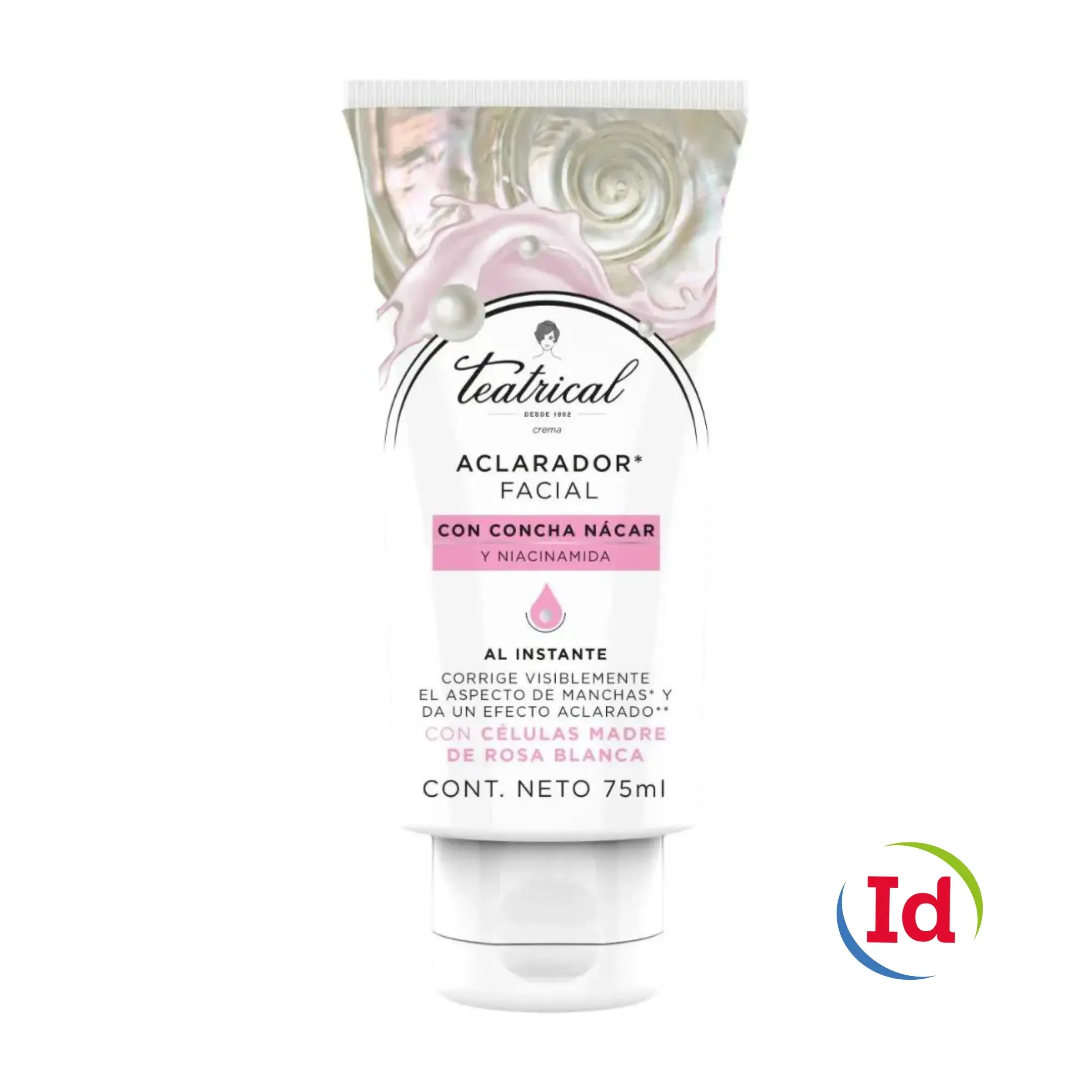 Crema Facial Teatrical Aclarador Concha Nacar X 75 Ml