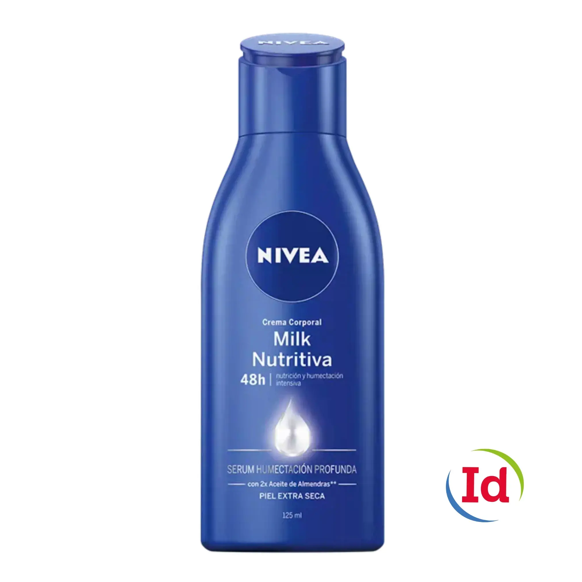 Crema Nivea Body Milk Almendras X 125 Ml