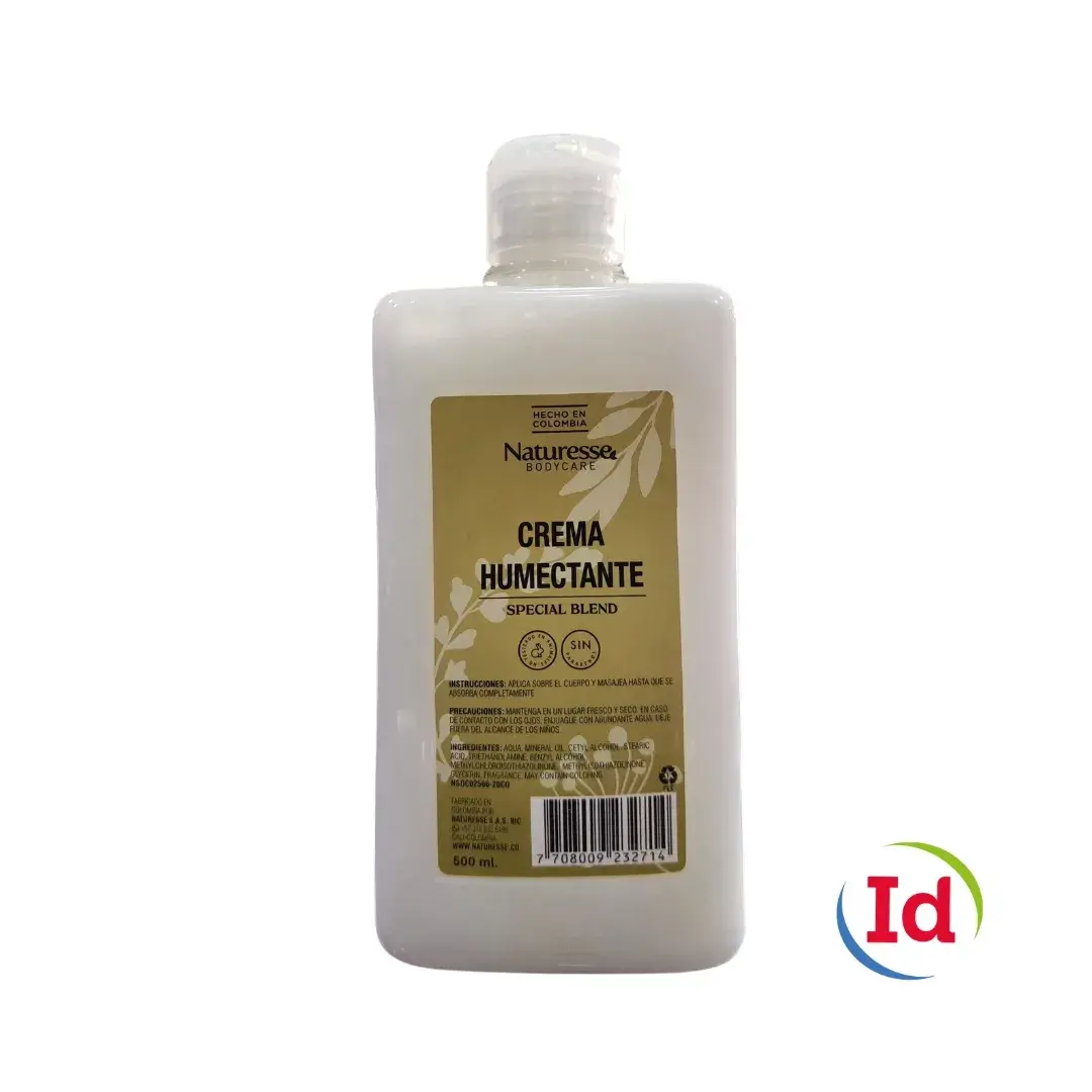 crema humectante x 500ml naturesse