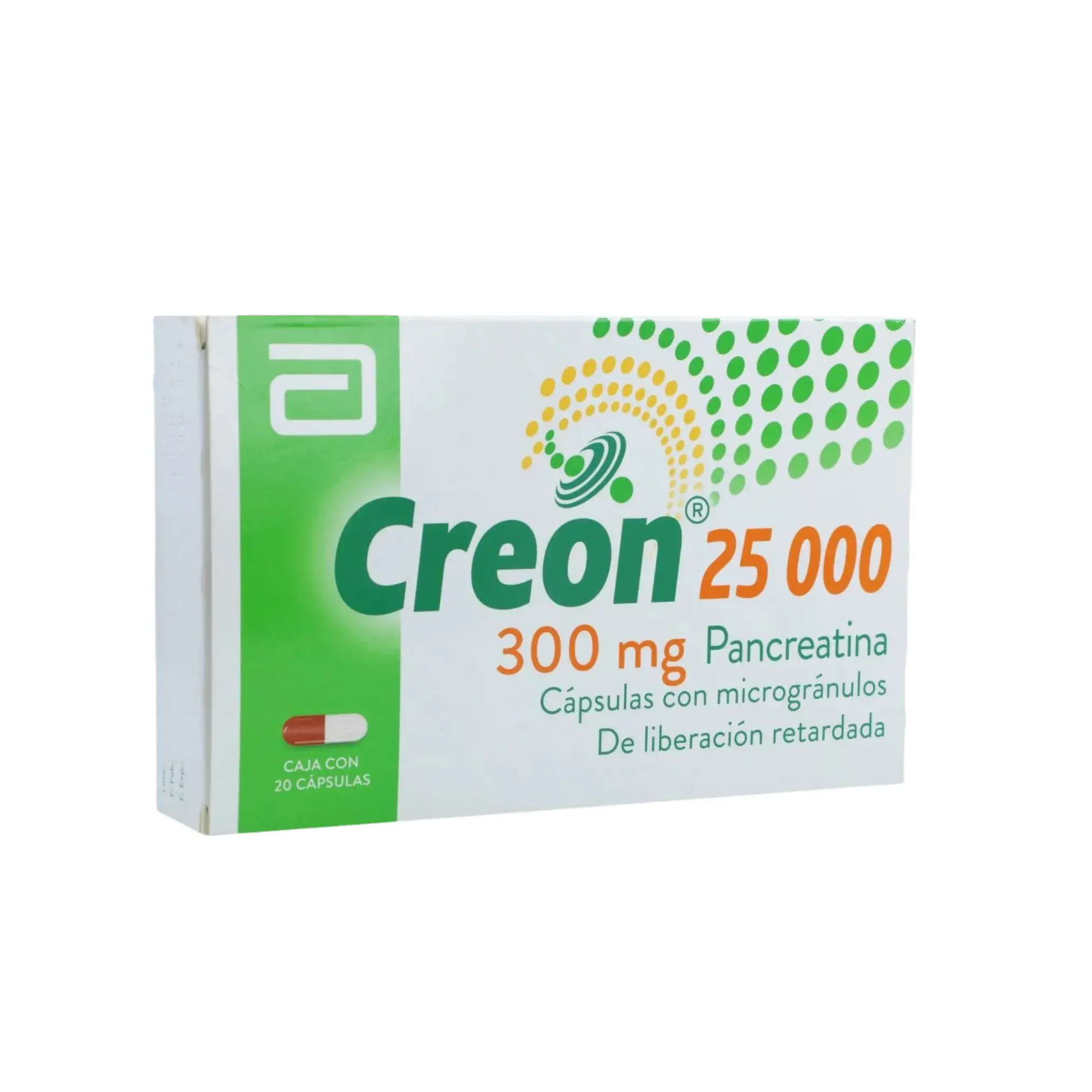 Creon Pancreatina 25000 X 20 Capsulas