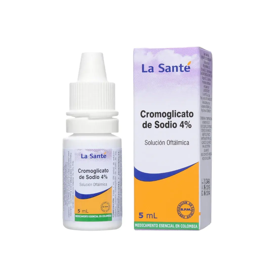 Cromoglicato De Sodio 4% Oftalmicas 5 Ml LS