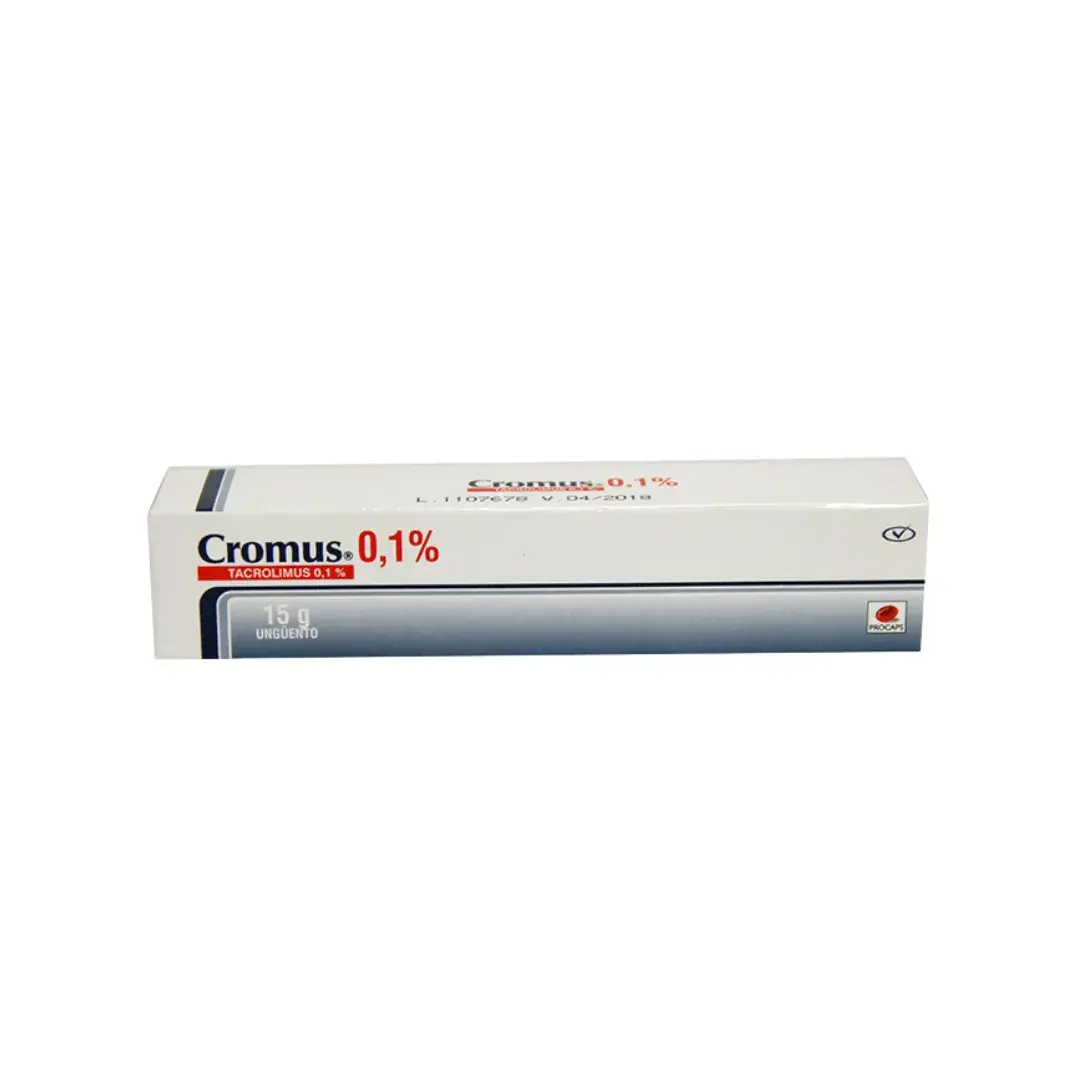 Cromus Tacrolimus 0.1% Unguento 15 Gr