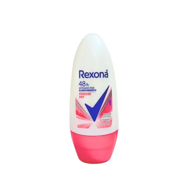 Desodorante Antitranspirante Mujer Rexona Roll-On Powder Dry X 50 Ml