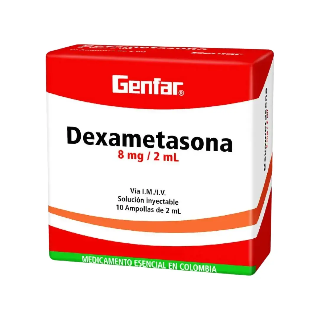 Dexametasona 8 Mg 2 Ml 10 Ampollas Gf
