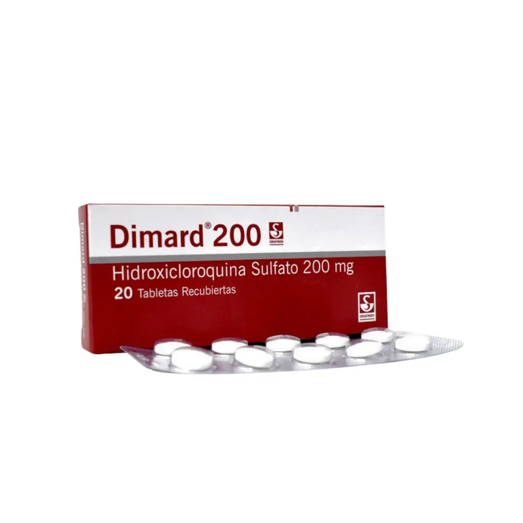 Dimard 200 Hidroxicloroquina Mg 20 Tabletas