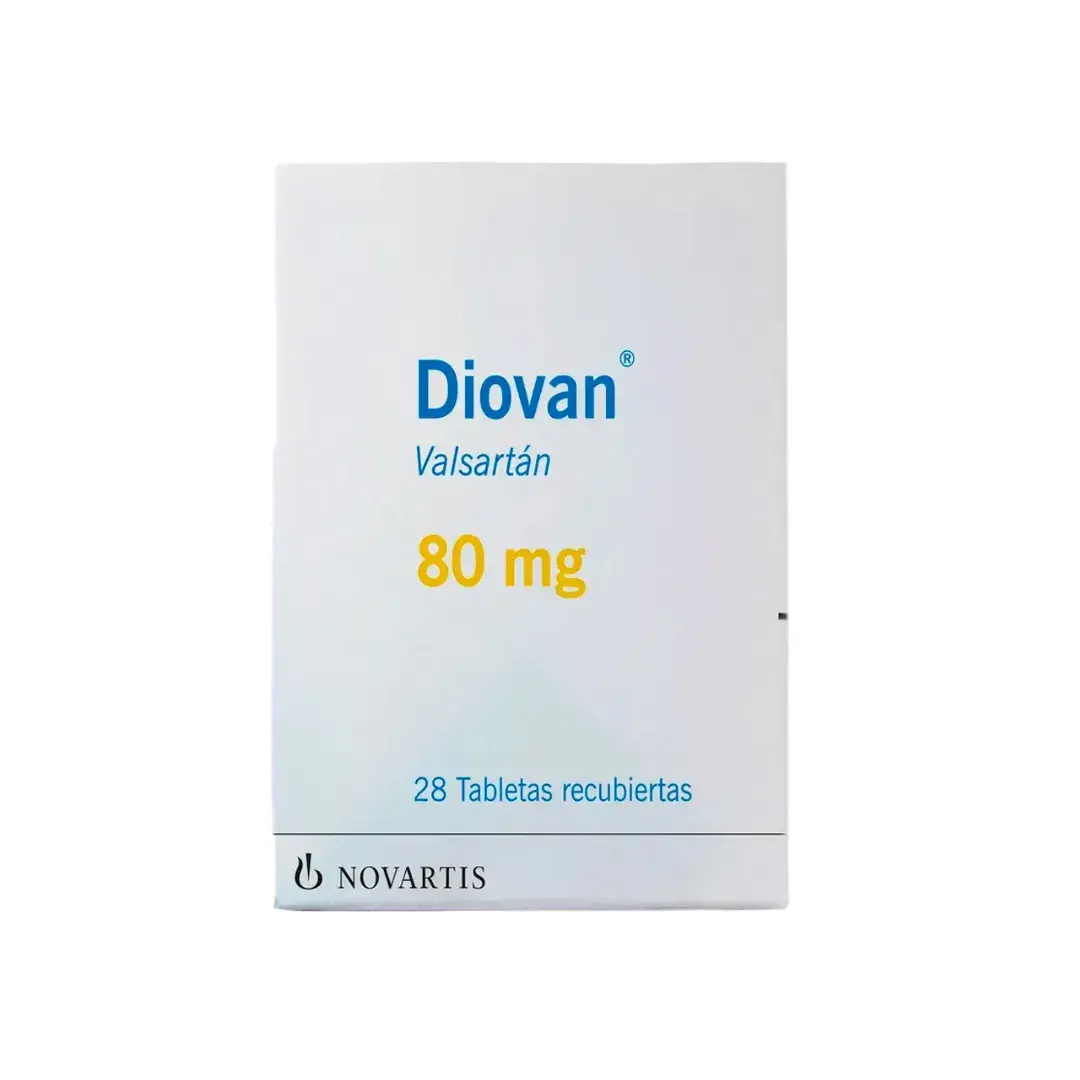 Diovan Valsartan 80 Mg 28 Tabletas