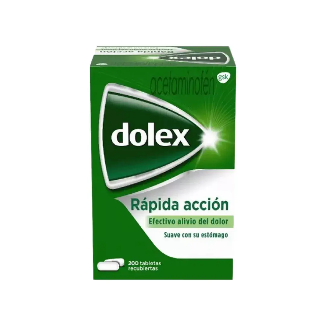Dolex Acetaminofen 500 Mg X 200 Tabletas