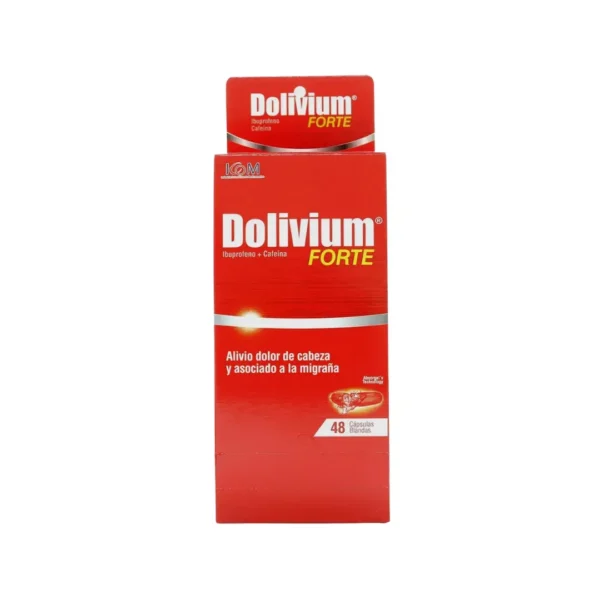 Dolivium For Ibuprofeno + Cafeina 400/60Mg 48 Capsulas Blandas